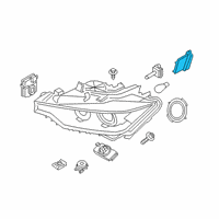 OEM 2014 BMW 328i GT xDrive Driver Module, Headlights Diagram - 63-11-7-316-147