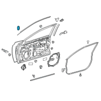 OEM Toyota Door Shell Plug Diagram - 90950-01A15