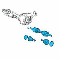 OEM 2021 Chevrolet Colorado Axle Assembly Diagram - 84275040