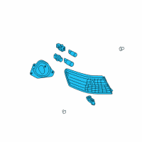 OEM Toyota Camry Combo Lamp Assembly Diagram - 81560-06240