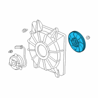 OEM 2017 Honda CR-V Fan, Cooling Diagram - 19020-5PA-A01