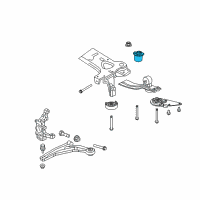 OEM 2014 Chrysler 200 ISOLATOR-CROSSMEMBER Diagram - 4766484AC