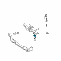 OEM 1992 GMC K2500 Stabilizer Bar Clamp Diagram - 15640305