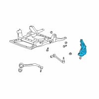 OEM 2010 Chevrolet Camaro Knuckle Diagram - 23192988