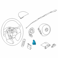 OEM Nissan Versa Sensor-Air Bag, Front Center Diagram - 98581-1EA0A