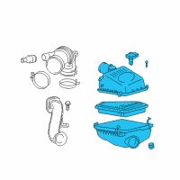 OEM 2016 Scion tC Air Cleaner Assembly Diagram - 17700-36211