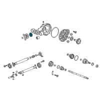 OEM 2018 Cadillac CT6 Front Seal Diagram - 23417956