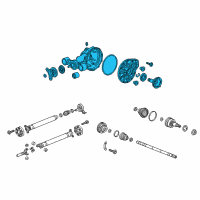 OEM 2022 Chevrolet Camaro Differential Assembly Diagram - 84371223