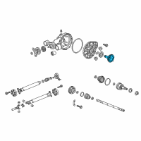 OEM 2019 Cadillac CT6 Axle Assembly Diagram - 84371225