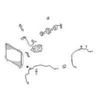 OEM 2014 Toyota Yaris Liquid Line Cap Diagram - 88375-0E020