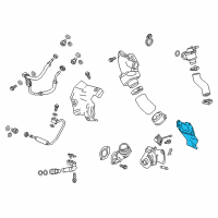 OEM 2018 Cadillac CT6 Turbocharger Gasket Diagram - 12688245