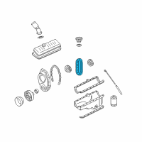 OEM 1996 Chevrolet Camaro Timing Chain Diagram - 10128485