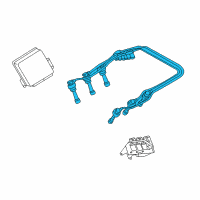 OEM 2002 Hyundai Sonata Cable Set-Spark Plug Diagram - 27501-37A00