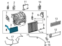 OEM 2021 Toyota Sienna Heater Core Diagram - 87107-06100