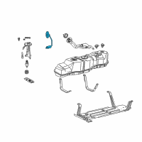 OEM 2003 Ford F-150 Fuel Gauge Sending Unit Diagram - F75Z-9A299-HA