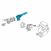 OEM 2015 Lexus NX200t Switch, Windshield WIPER Diagram - 84652-78030