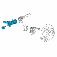 OEM 2016 Lexus ES300h Switch Assembly, HEADLAMP Diagram - 84140-0E170