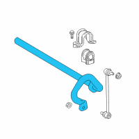 OEM 2018 Toyota Camry Stabilizer Bar Diagram - 48811-33200