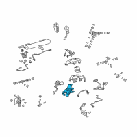 OEM 2012 Lexus RX350 Compressor Assy, Height Control Diagram - 48910-48020