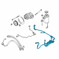 OEM 2014 BMW X6 Combination Return Pipe Diagram - 32-41-6-784-710