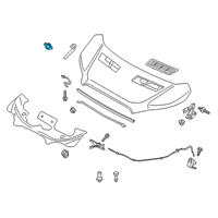 OEM 2020 Ford Transit-250 Hood Plug Diagram - -W718095-S300