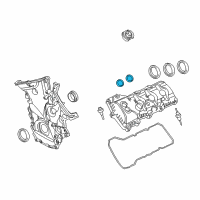 OEM 2019 Ford Mustang Valve Cover Outer Seal Diagram - BR3Z-6C535-A