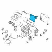 OEM 2018 Nissan 370Z Evaporator Assy-Cooler Diagram - 27280-1EA5B