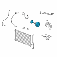 OEM 2013 Honda Accord Set, Clutch Diagram - 38900-RLF-003