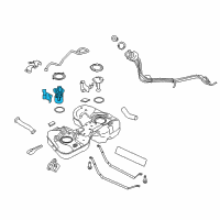 OEM Ford Special Service Police Sedan Fuel Pump Diagram - EG1Z-9H307-A