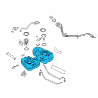 OEM 2013 Lincoln MKS Fuel Tank Diagram - DG1Z-9002-A