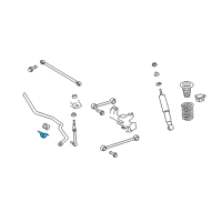 OEM 2011 Toyota 4Runner Bushing Bracket Diagram - 48823-60050