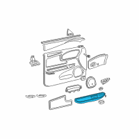 OEM 1999 Buick Century ARMREST, Front Door Armrest Diagram - 10294101