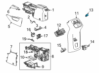 OEM Buick Seat Heat Switch Diagram - 84696952