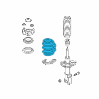 OEM 2021 Hyundai Ioniq Spring-Front Diagram - 54630-G5050