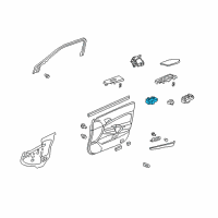 OEM 2011 Honda Accord Crosstour Switch Assembly, Power Window Assistant Diagram - 35760-TP6-A01