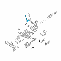 OEM 1997 Ford Thunderbird Lever Assembly Diagram - F2TZ-3F527-A