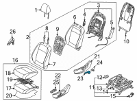 OEM 2021 Kia Seltos Knob Height-Front Se Diagram - 88013Q5000WK