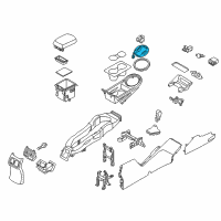 OEM Kia Cover-Console Indicator Diagram - 846523WBA0GA7