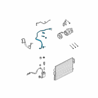 OEM Mercury Mariner AC Line Diagram - 9L8Z-19867-E