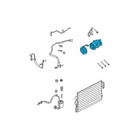 OEM 2011 Ford Escape Compressor Assembly Diagram - 9L8Z-19703-A