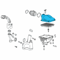 OEM 2015 Acura TLX Cover Complete, Air Conditioner Diagram - 17210-5J2-A00