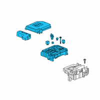 OEM GMC Terrain Fuse & Relay Box Diagram - 84582318