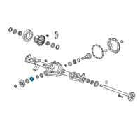 OEM Cadillac Escalade ESV Pinion Seal Diagram - 84446294