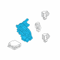 OEM 2015 Hyundai Genesis Clock Spring Contact Assembly Diagram - 93490-B1000