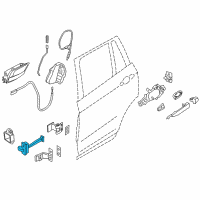 OEM 2013 BMW X1 Rear Door Brake Diagram - 51-22-2-990-642