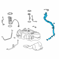 OEM 2018 Buick Encore Filler Pipe Diagram - 42402094