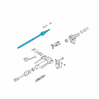 OEM 2004 Chevrolet Colorado Upper Shaft Diagram - 26086243