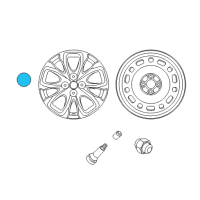 OEM Scion Center Cap Diagram - 42603-WB002