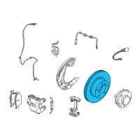 OEM 2016 BMW Z4 Brake Disc, Lightweight, Ventilated Diagram - 34-11-6-782-593