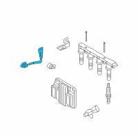 OEM Pontiac G3 Crankshaft Sensor Diagram - 55555806